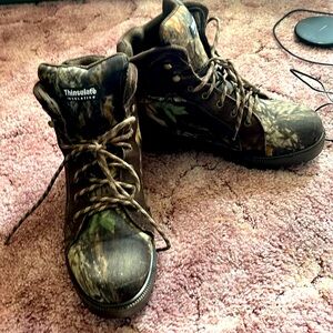 Camouflage Combat Boots